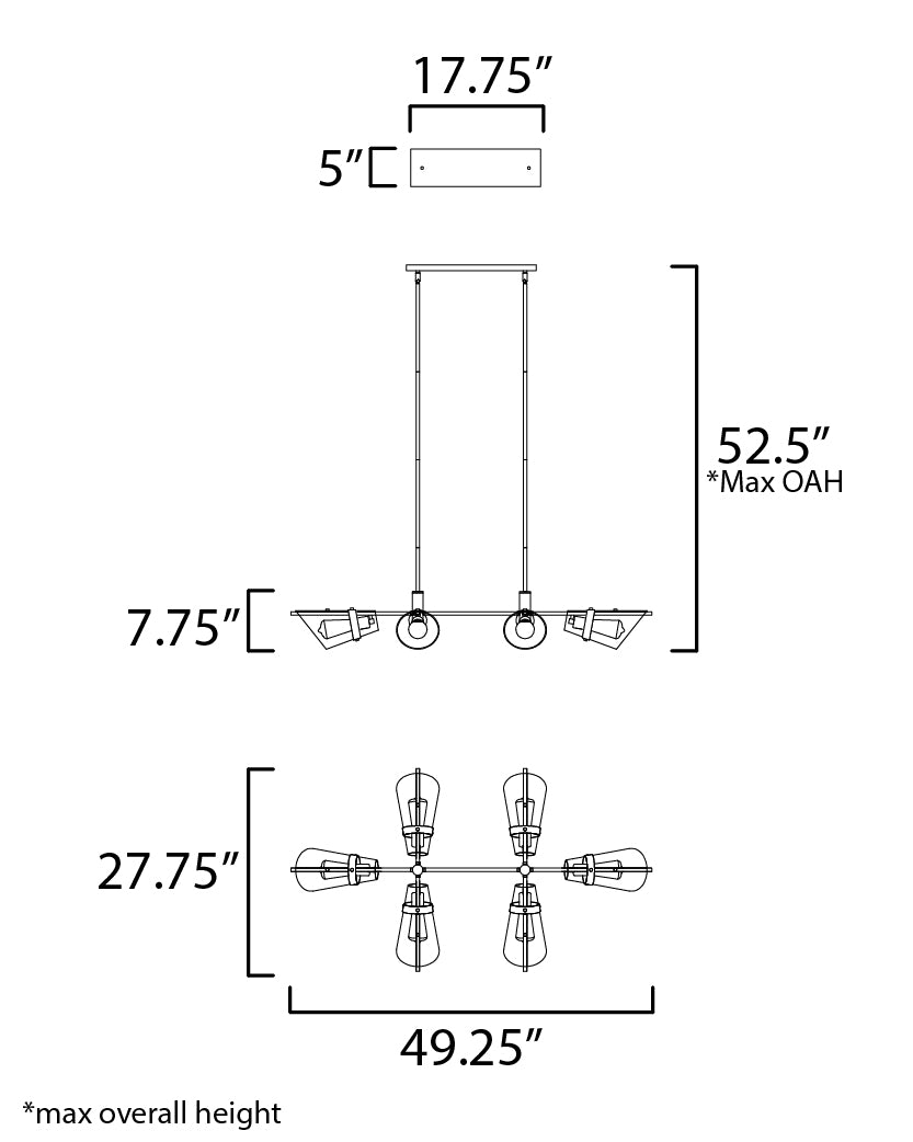 Finch-Linear Pendant