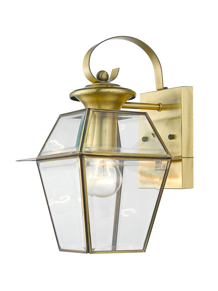 Livex Lighting WESTOVER 2181-01 Exterior Americana - Antique Brass