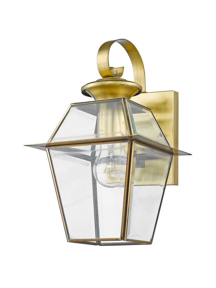 Livex Lighting WESTOVER 2181-01 Exterior Americana - Antique Brass