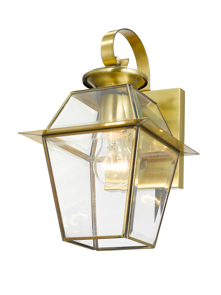 Livex Lighting WESTOVER 2181-01 Exterior Americana - Antique Brass