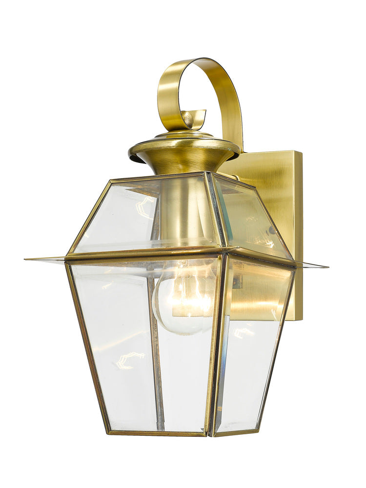 Livex Lighting WESTOVER 2181-01 Exterior Americana - Antique Brass