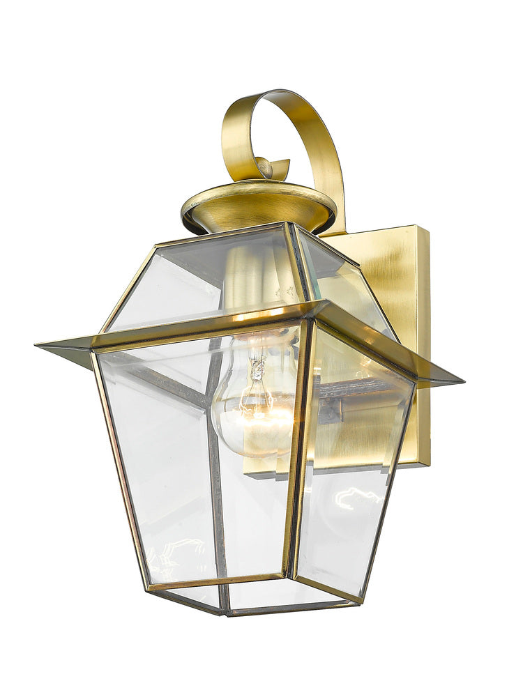 Livex Lighting WESTOVER 2181-01 Exterior Americana - Antique Brass