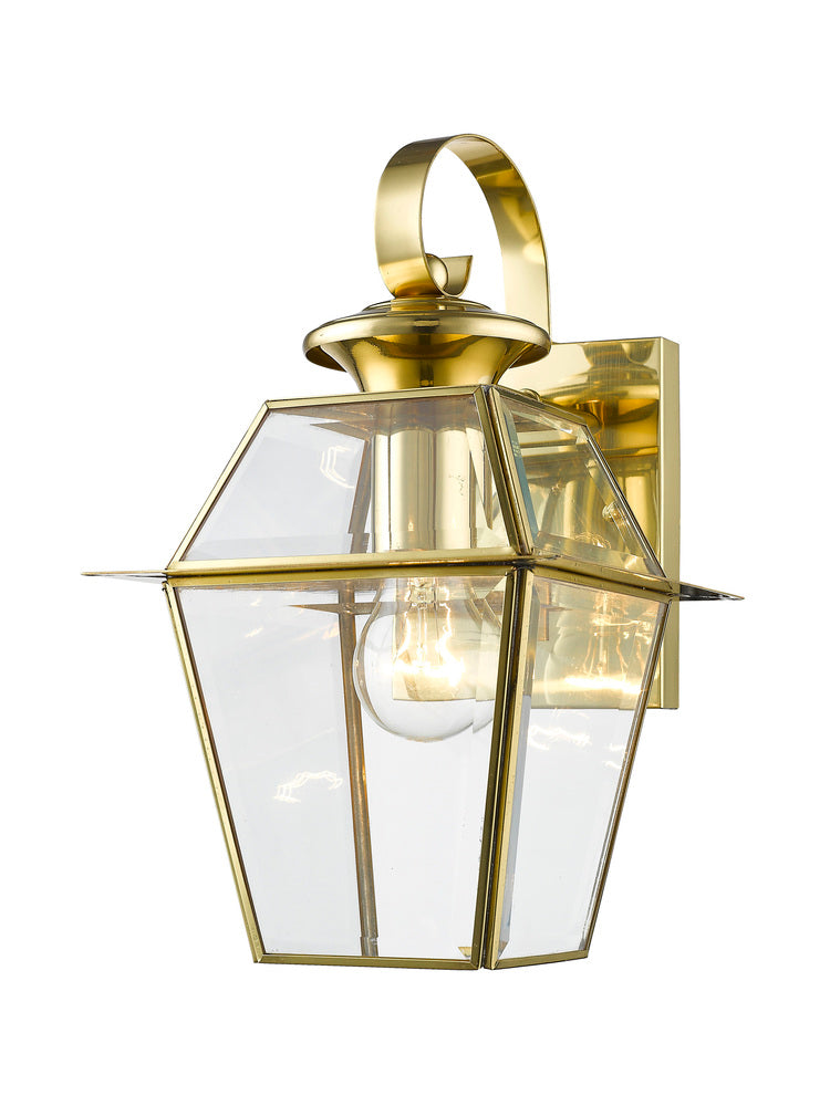 Livex Lighting WESTOVER 2181-02 Exterior Americana - Polished Brass