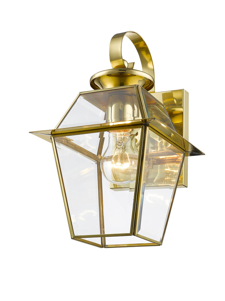 Livex Lighting WESTOVER 2181-02 Exterior Americana - Polished Brass