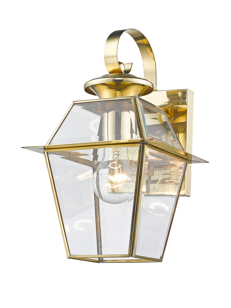 Livex Lighting WESTOVER 2181-02 Exterior Americana - Polished Brass