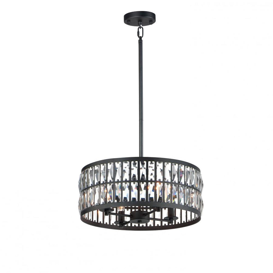 Maxim Lighting 21815BCBK Madeline Inch 4 Light Pendant – Black