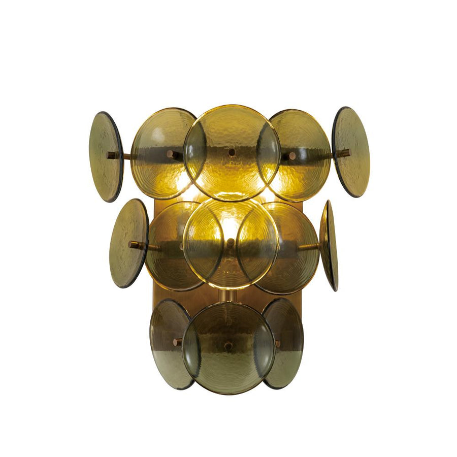 Maxim Lighting 21820GNWBR Loren 15 Wall Sconce - Weathered Brass