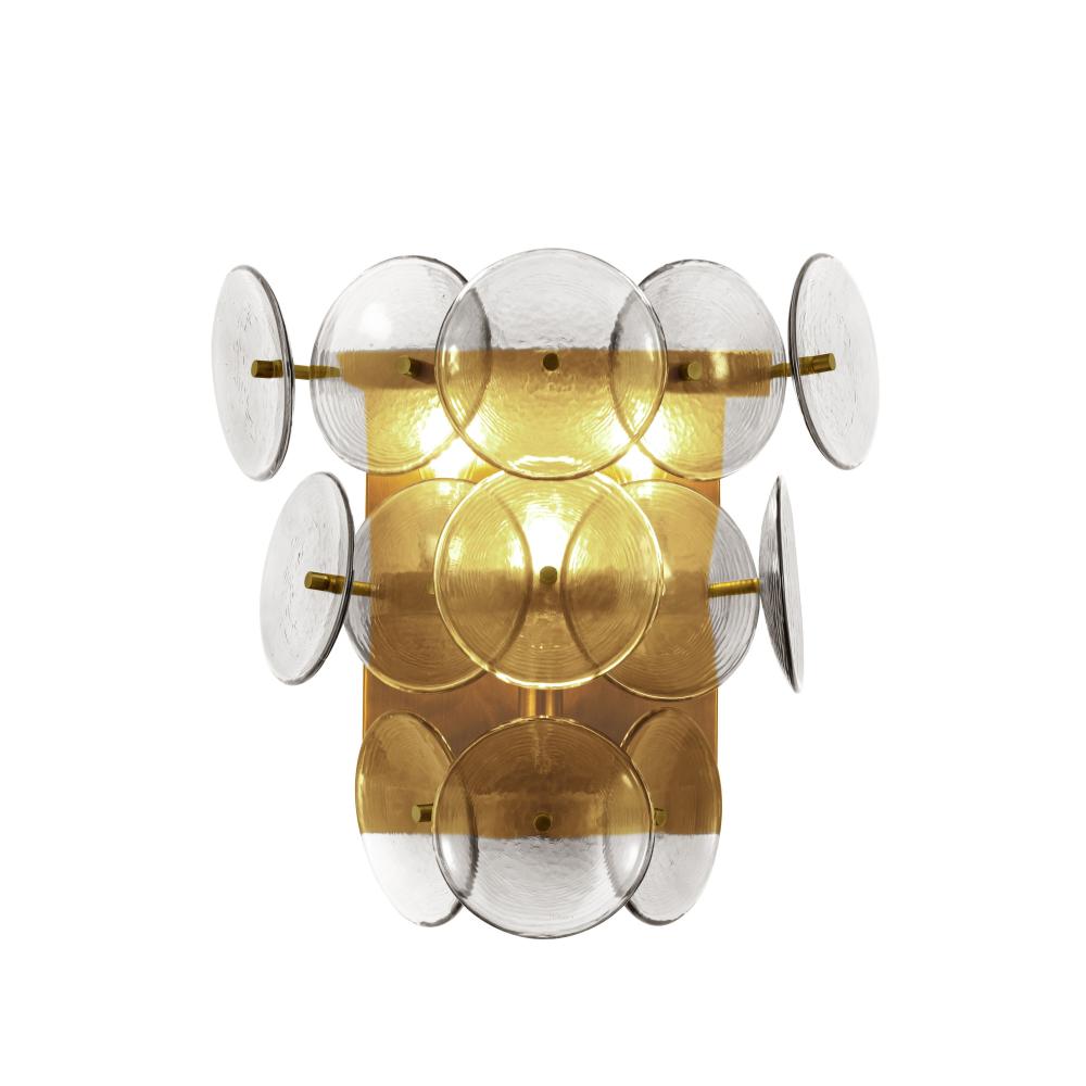 Loren 15 Wall Sconce - Weathered Brass