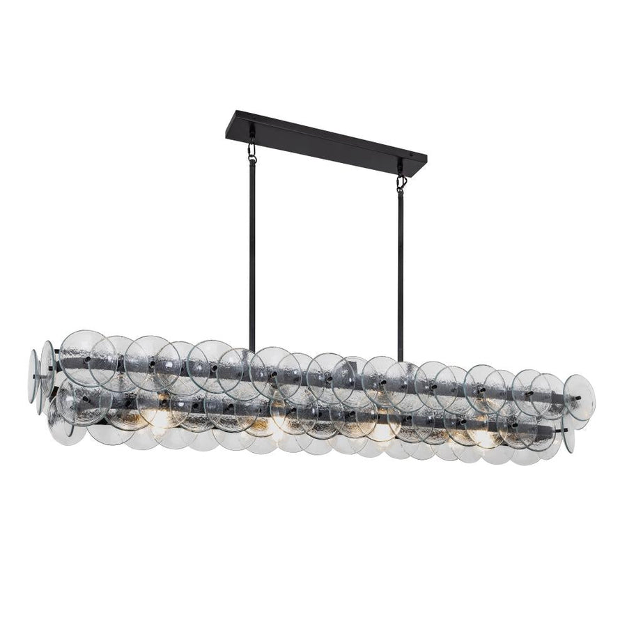 Maxim Lighting 21826TCGM Loren 54 Inch Linear Pendant – Gunmetal