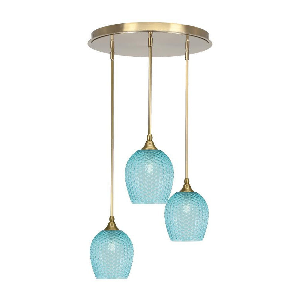 Toltec Company EMPIRE 2183-NAB-4905 Pendant - Brass