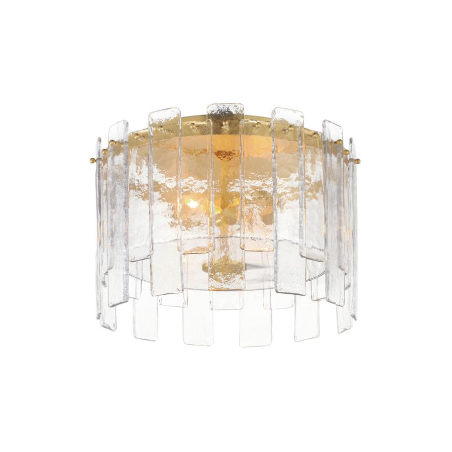 Maxim Lighting 21832AGGL Warren 14.5 Inch Flush Mount Light – Gold Leaf