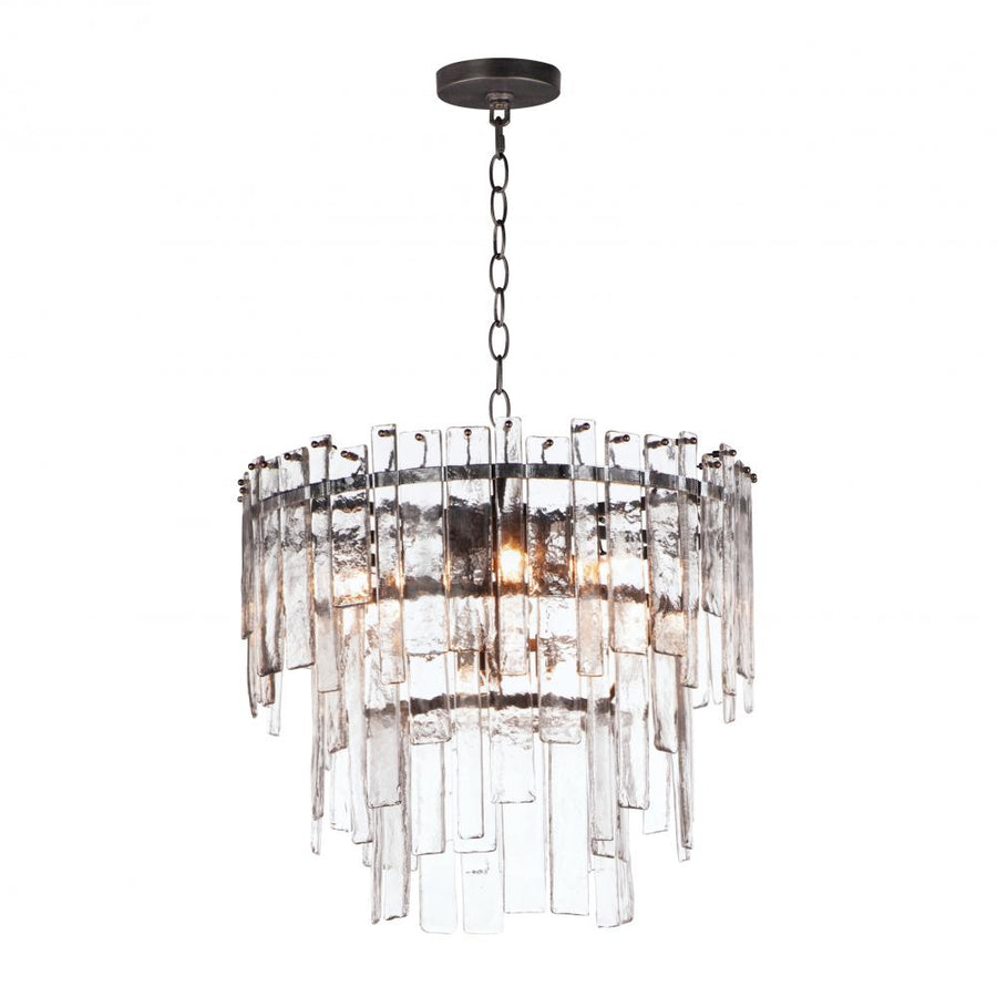 Maxim Lighting 21835AGDBZ Warren 24 Inch 9 Light Pendant – Dark Bronze