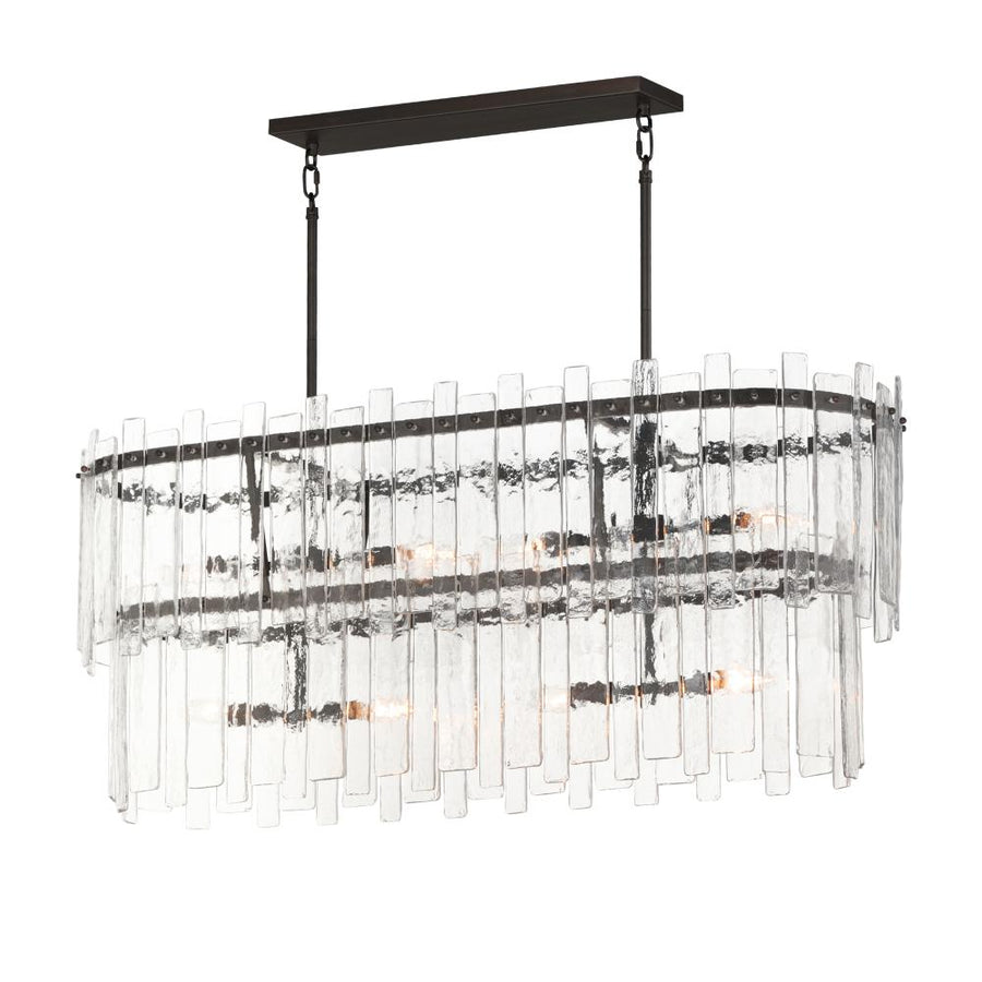Maxim Lighting 21838AGDBZ Warren 42 Inch Linear Pendant – Dark Bronze