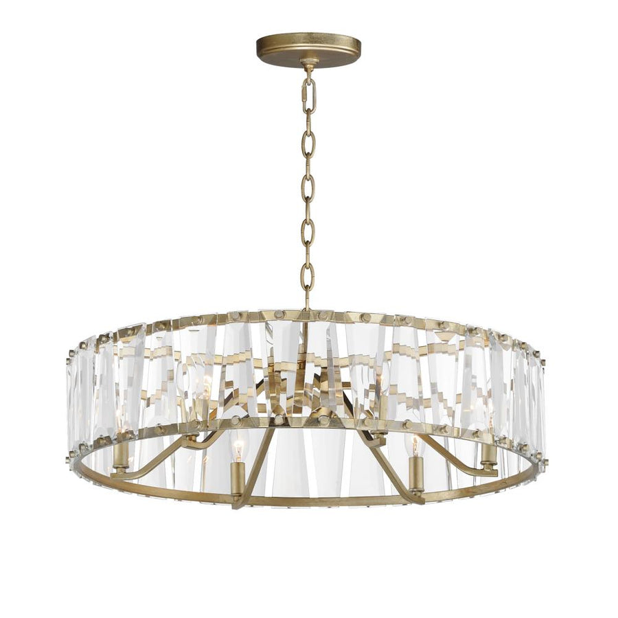 Odeon 26.75 Inch Chandelier – Golden Silver