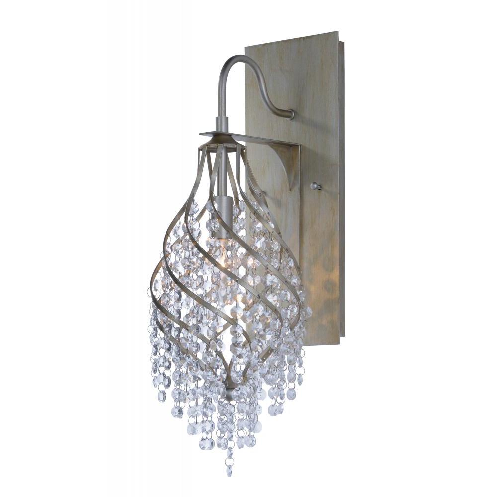 Twirl 7.25 Wall Sconce - Golden Silver
