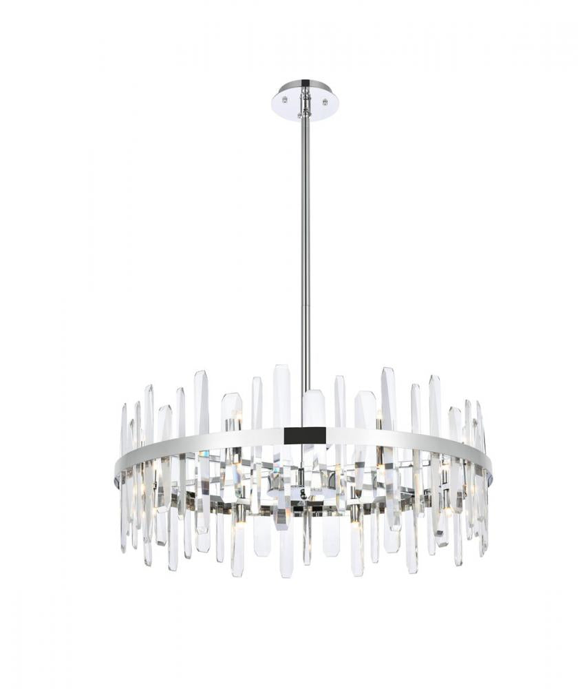 Elegant Lighting SERENA 2200D32C Chandelier Modern - Chrome