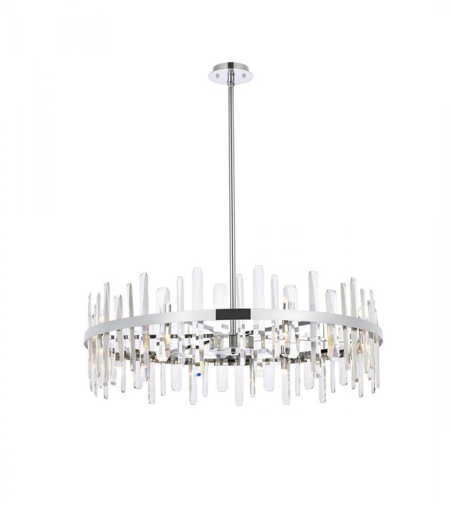 Elegant Lighting SERENA 2200D36C Chandelier Modern - Chrome