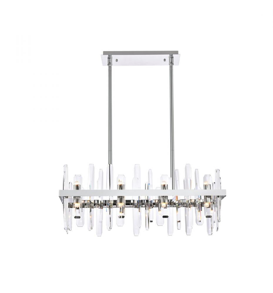 Elegant Lighting SERENA 2200G30C Chandelier Modern - Chrome