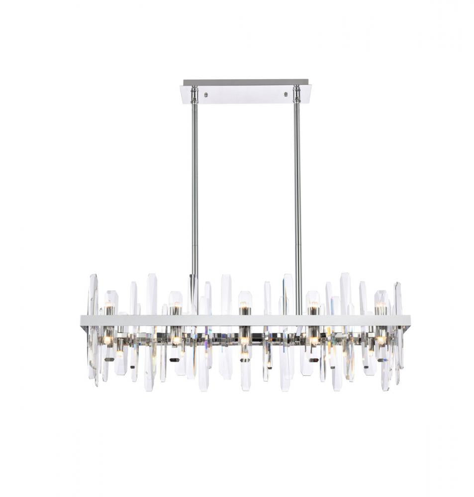 Elegant Lighting SERENA 2200G36C Chandelier Modern - Chrome