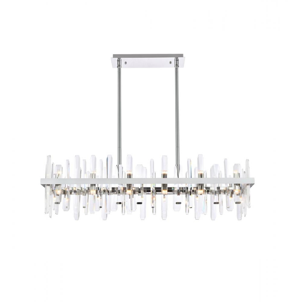 Elegant Lighting SERENA 2200G42C Chandelier Modern - Chrome