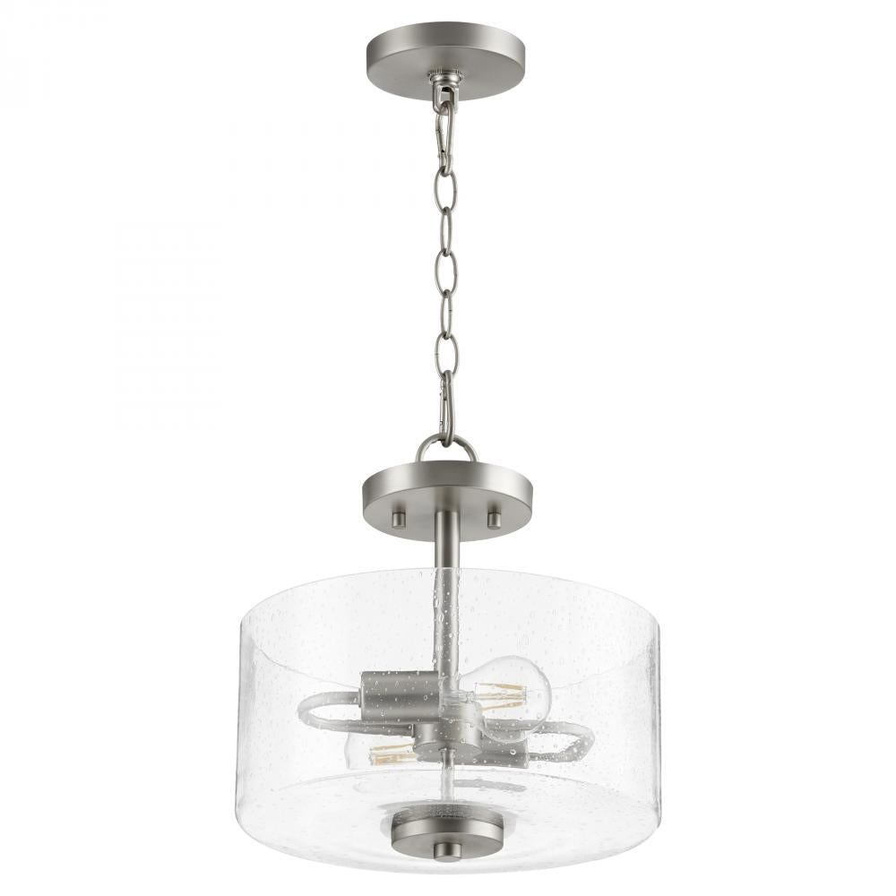 Quorum Lighting DAKOTA 2202-12-65 Flush Mount Contemporary - Satin Nickel