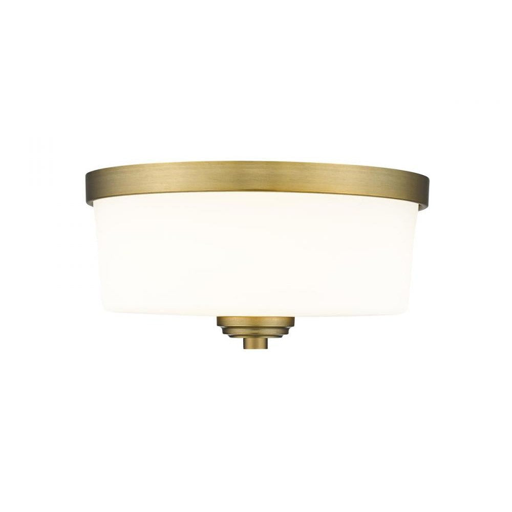 Z-Lite Lighting 220F2-HBR Flush Mount Traditional - Brass