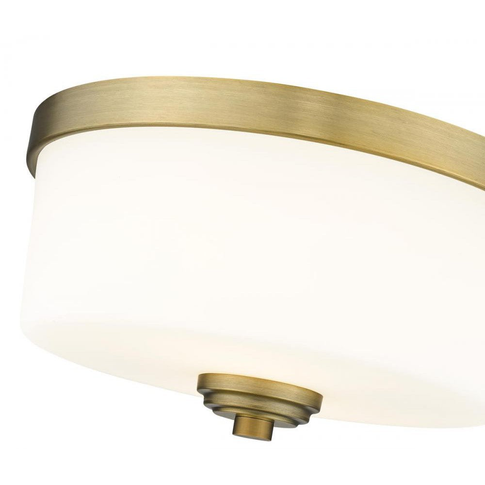 Z-Lite Lighting 220F2-HBR Flush Mount Traditional - Brass