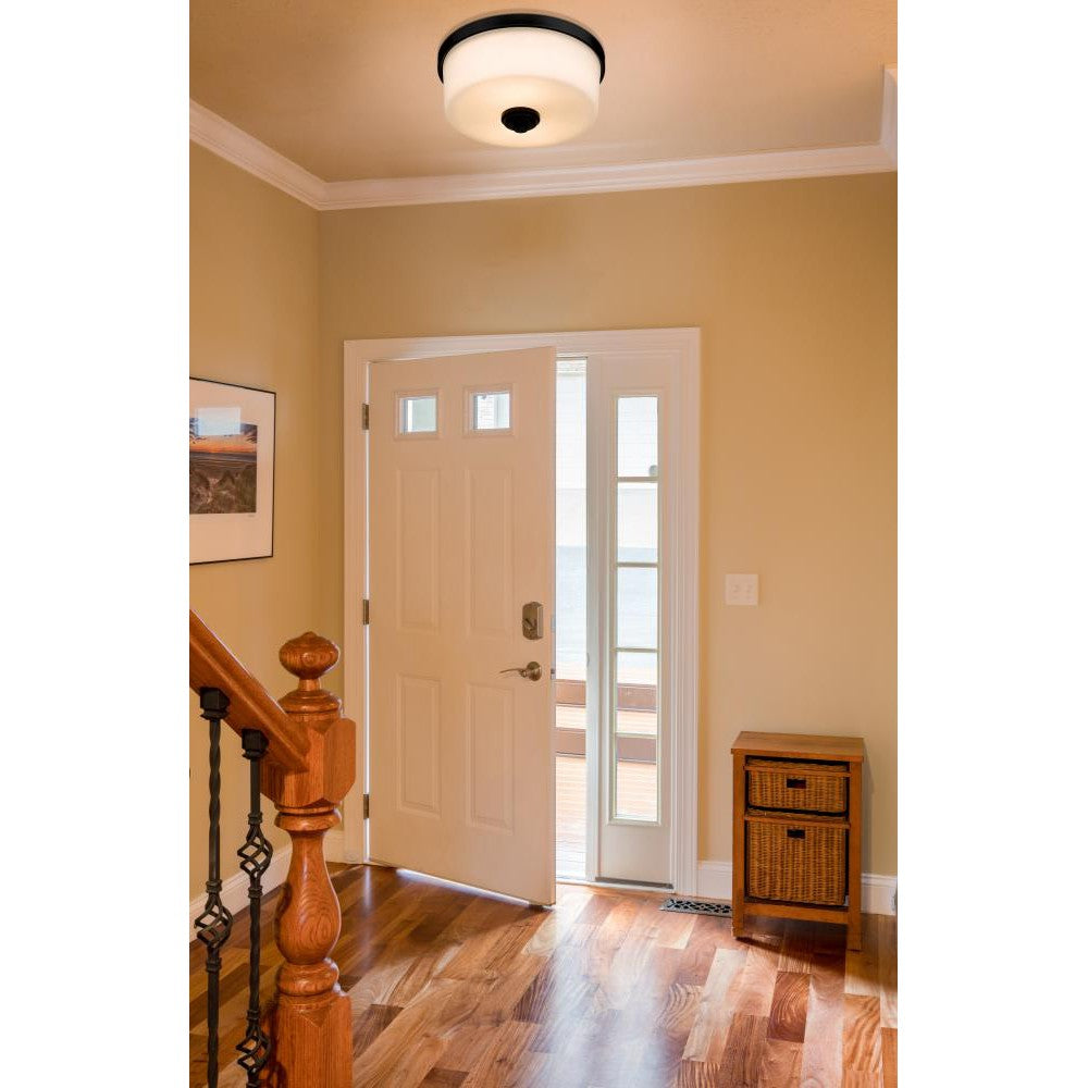 Z-Lite Lighting 220F2-MB Flush Mount Transitional - Black