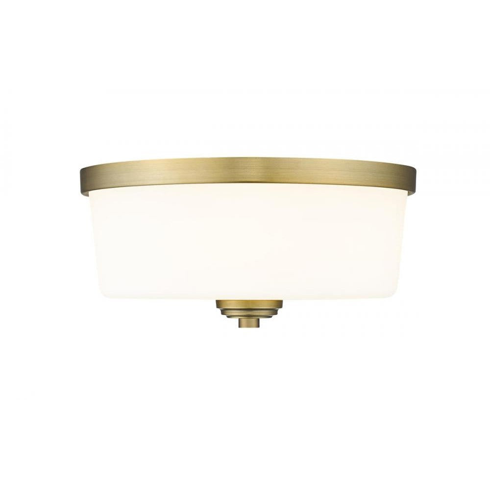 Z-Lite Lighting 220F3-HBR Flush Mount Traditional - Brass