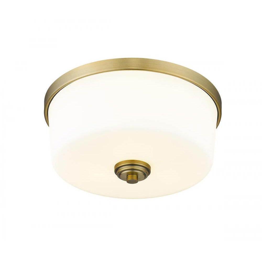 Z-Lite Lighting 220F3-HBR Flush Mount Traditional - Brass