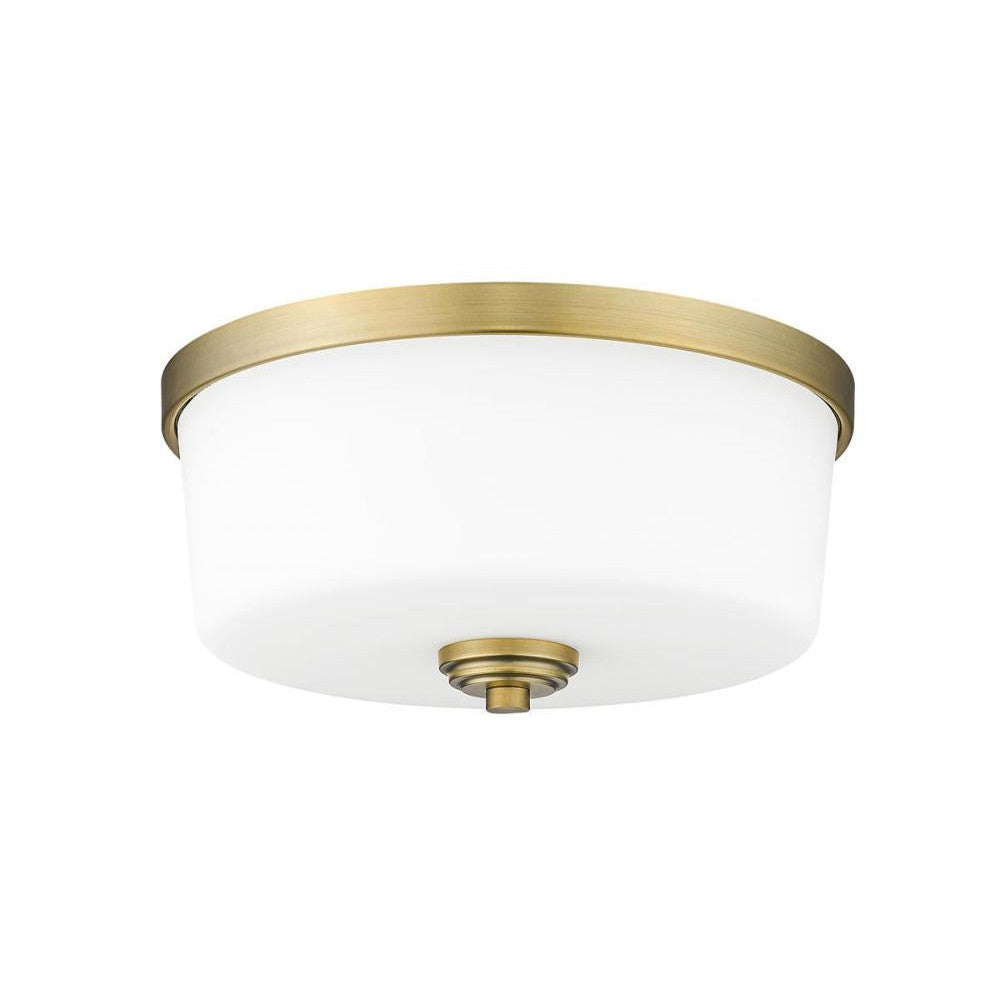 Z-Lite Lighting 220F3-HBR Flush Mount Traditional - Brass