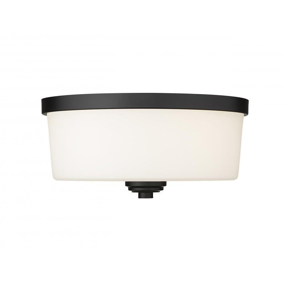 Z-Lite Lighting 220F3-MB Flush Mount Transitional - Black