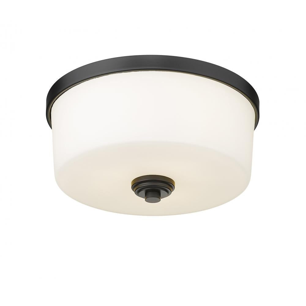 Z-Lite Lighting 220F3-MB Flush Mount Transitional - Black