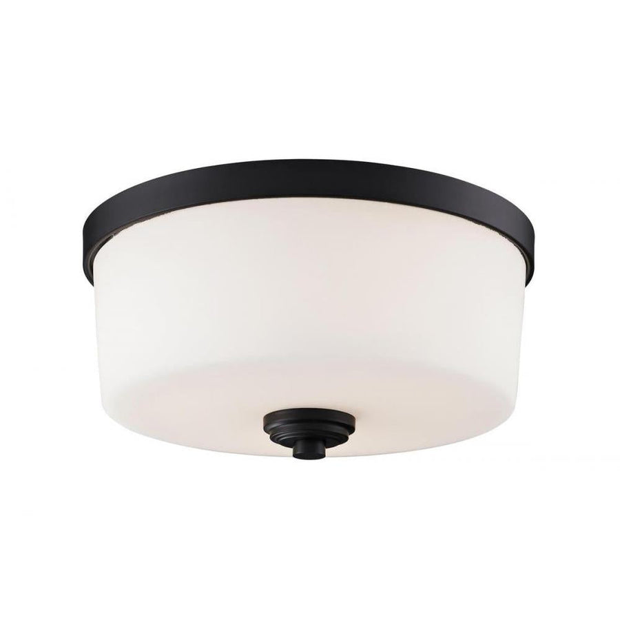 3 Light Flush Mount Light-Matte Opal