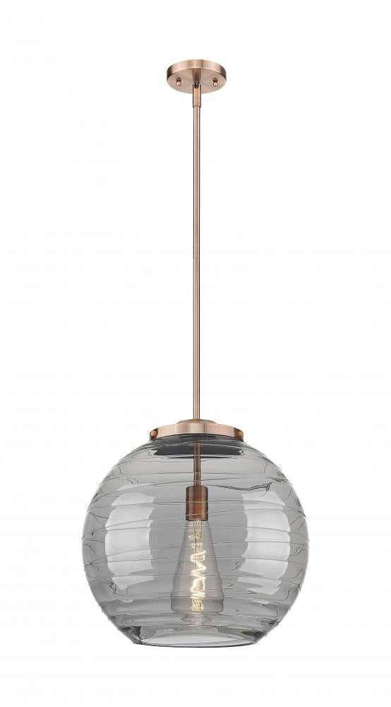 Innovations Lighting 221-1S-AC-G1213-16SM-BB-95-LED Pendant Contemporary - Antique Copper