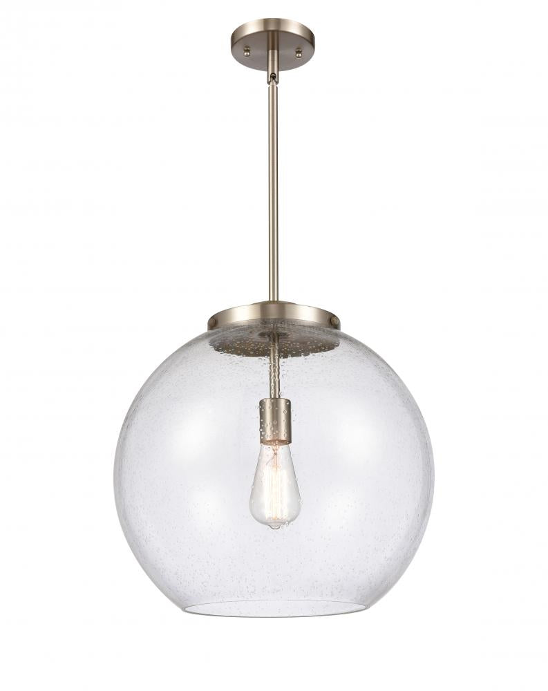 Innovations Lighting 221-1S-SN-G124-16-LED Pendant Contemporary - Nickel