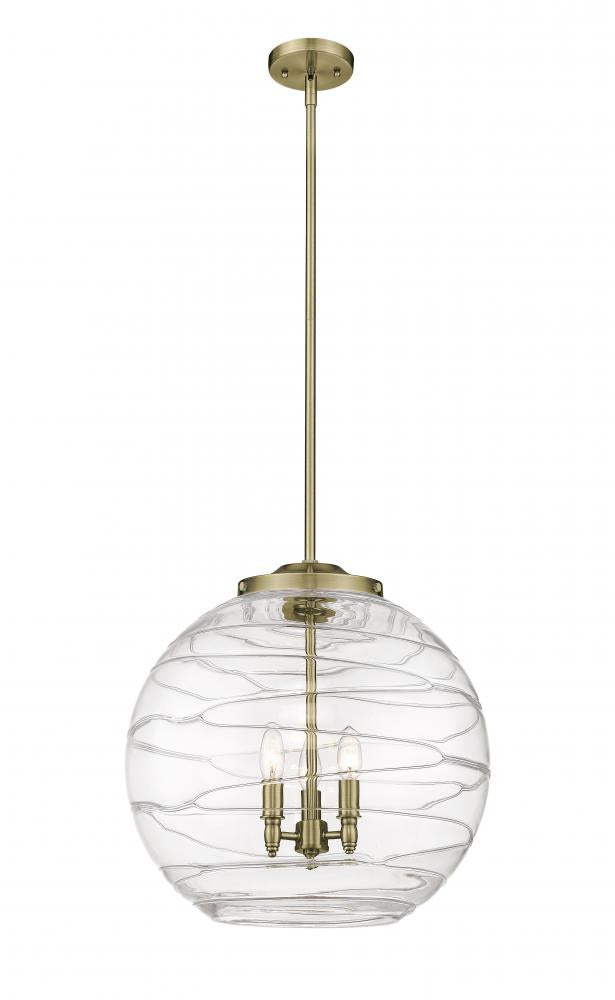 Innovations Lighting 221-3S-AB-G1213-18-LED Pendant Contemporary - Brass