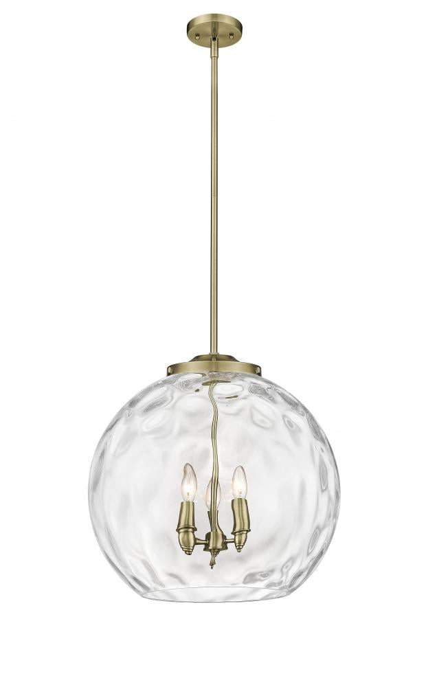 Innovations Lighting 221-3S-AB-G1215-18-LED Pendant Contemporary - Brass