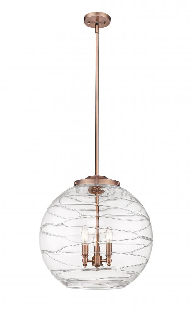 Innovations Lighting 221-3S-AC-G1213-18-LED Pendant Contemporary - Copper