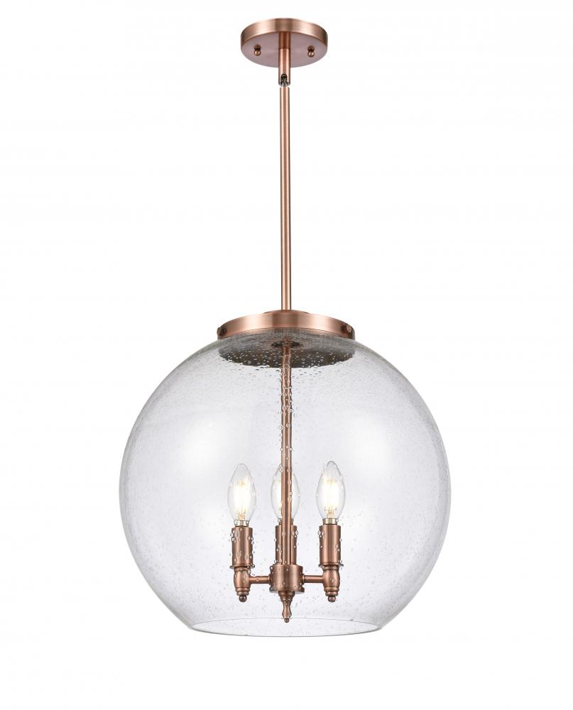 Innovations Lighting 221-3S-AC-G124-16-LED Pendant Contemporary - Copper