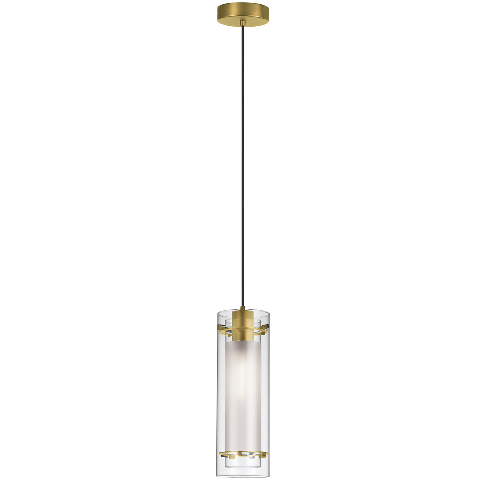 Dainolite PASHA 22152-CF-AGB Pendant Modern - Aged Brass