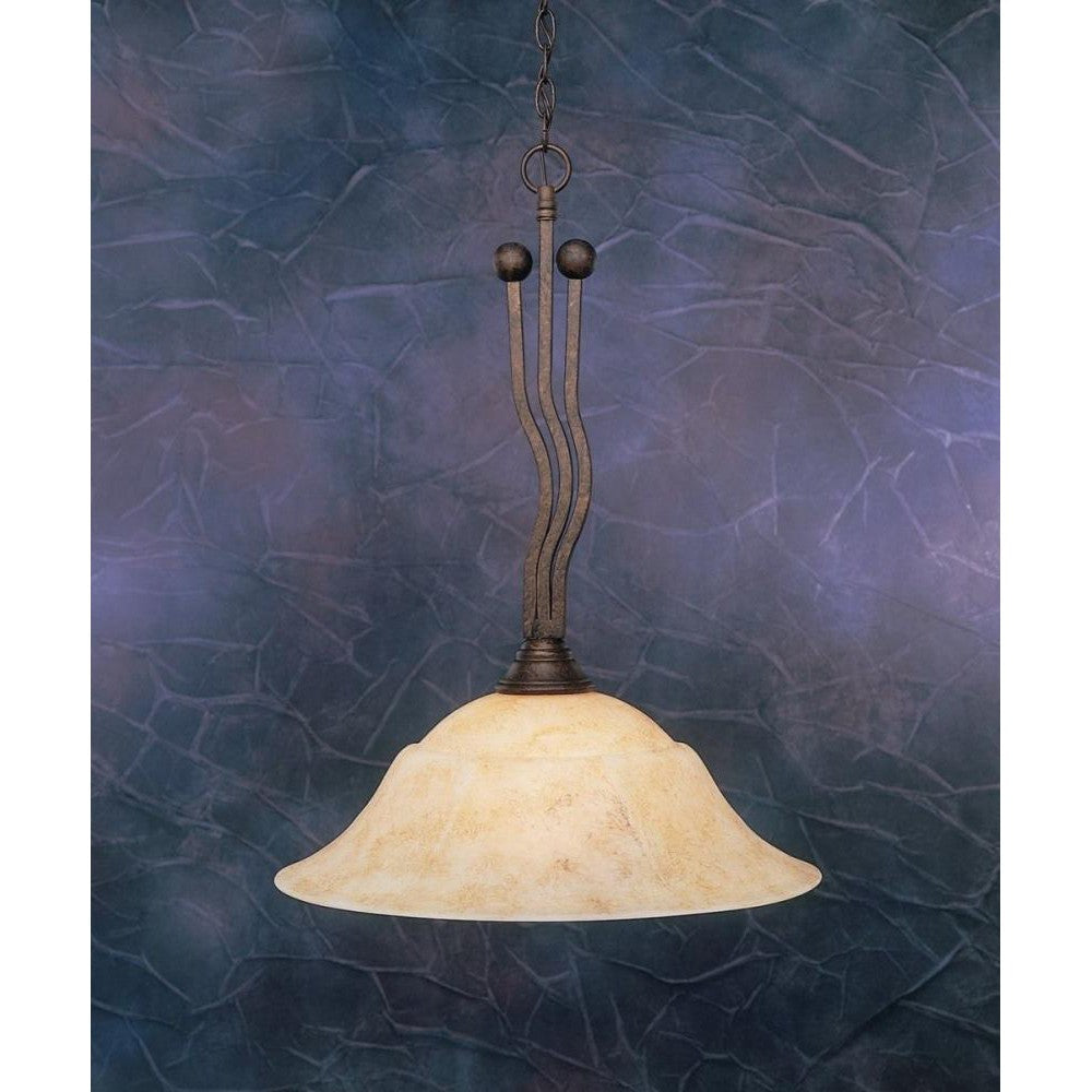 Toltec Company WAVE 221-BRZ-53818 Pendant Traditional - Bronze