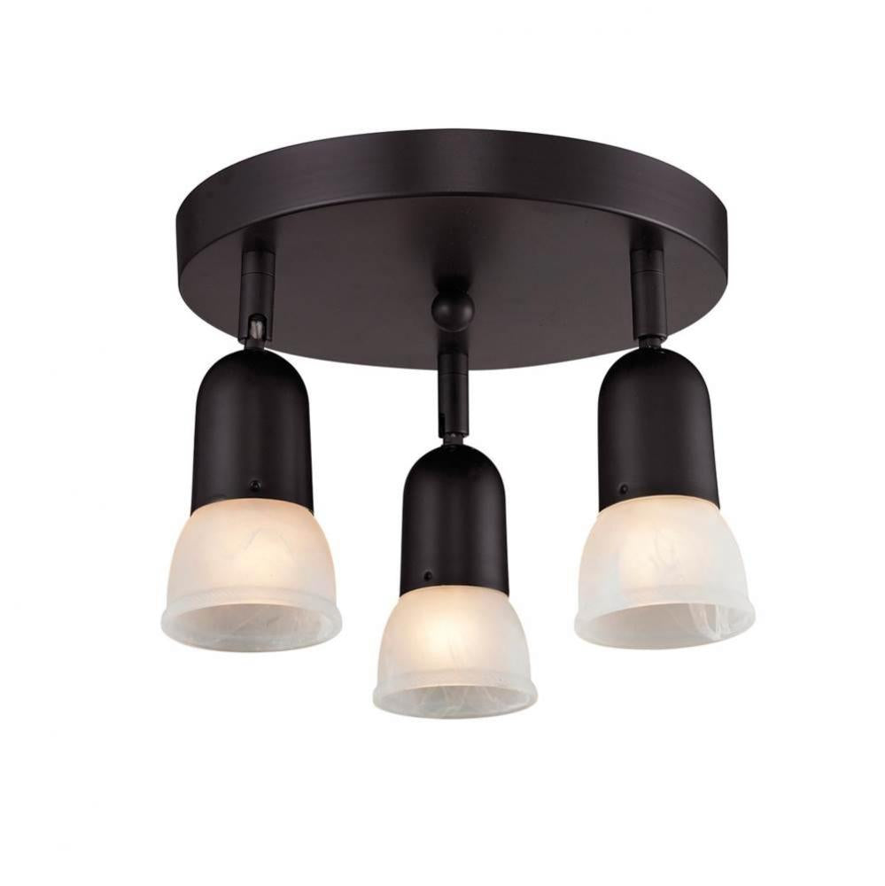 Z-Lite Lighting BRONZE TONES 224 Semi Flush Mt - Bronze