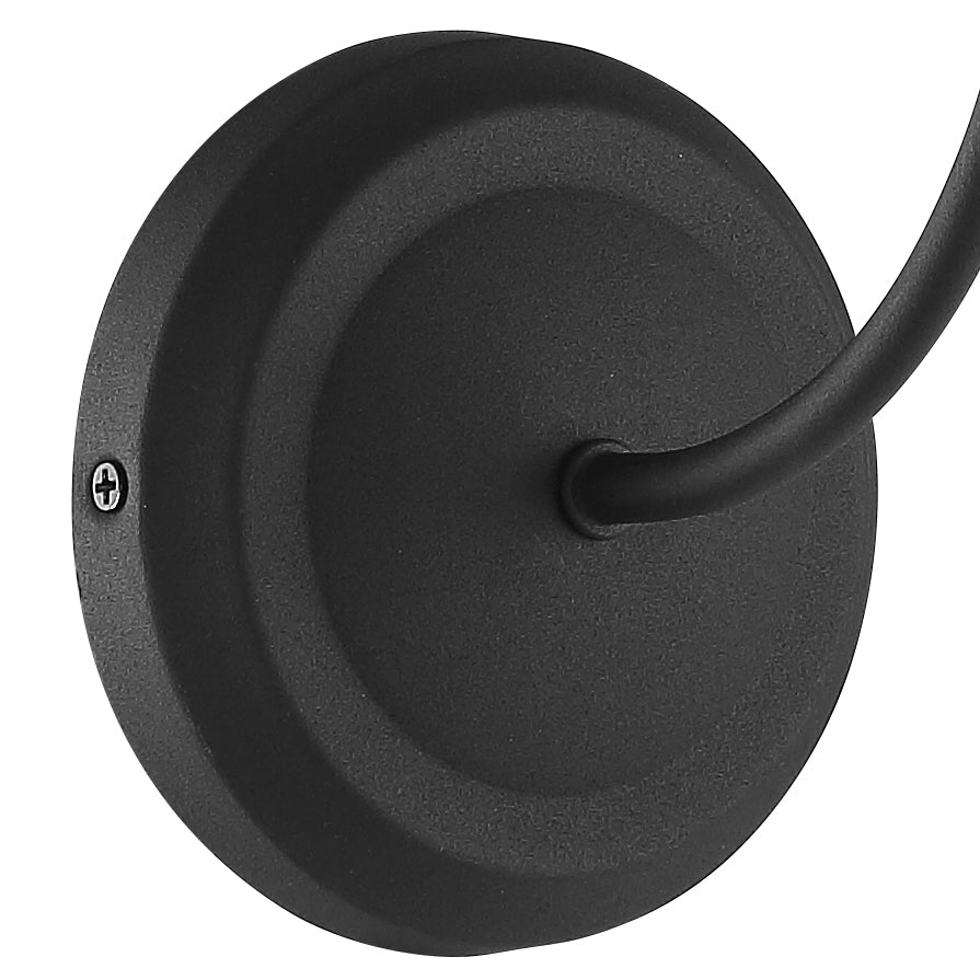 Crystorama Sylvan 2241-BF – 4.75 Inch – 1 Light – Sconce – Black Forged – Damp Rated