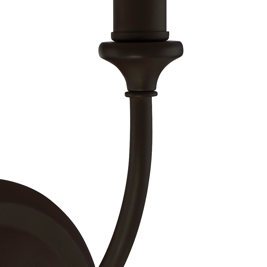 Crystorama Sylvan 2241-DB – 4.75 Inch – 1 Light – Sconce – Dark Bronze – Dry Rated
