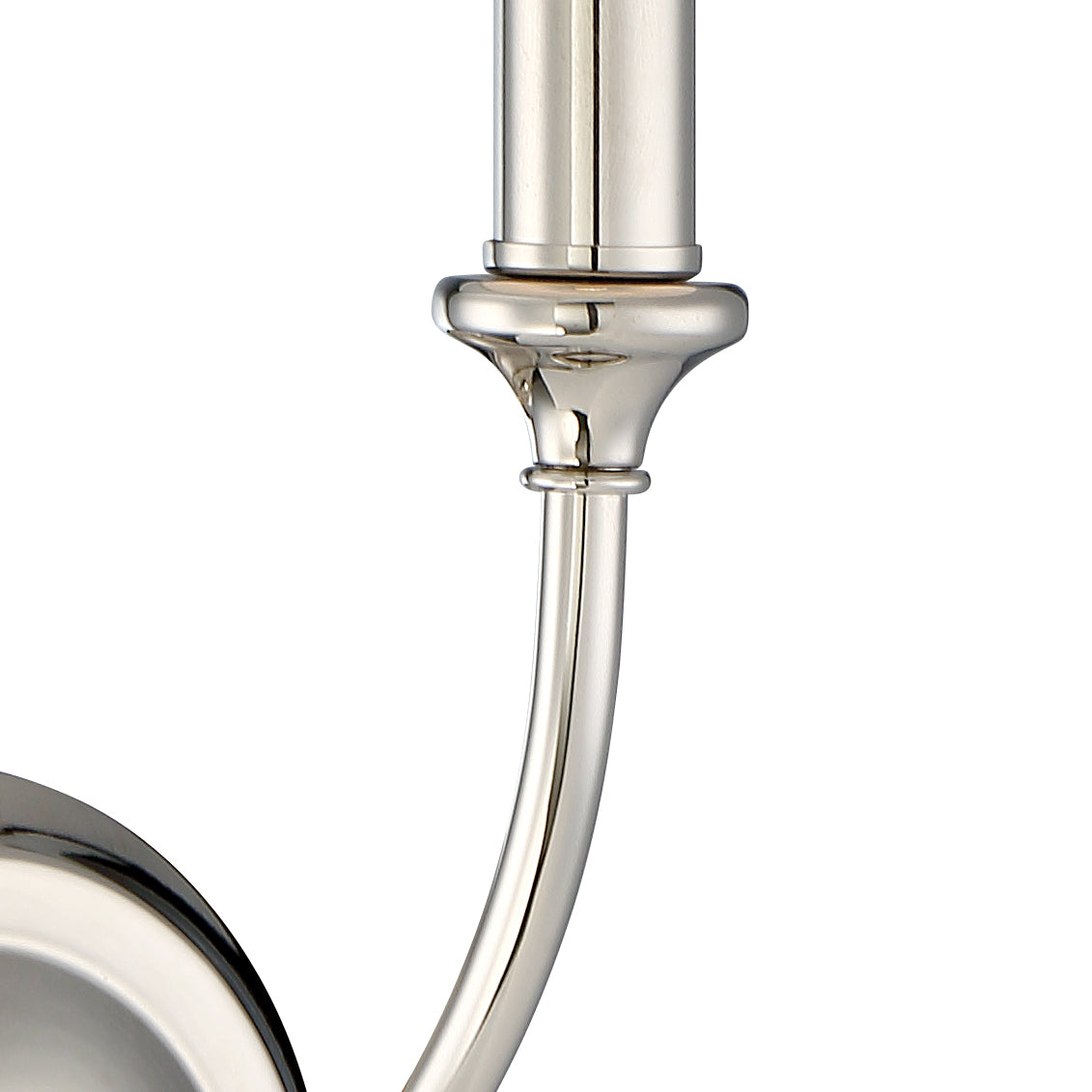 Crystorama Sylvan 2241-PN – 4.75 Inch – 1 Light – Sconce – Polished Nickel – Damp Rated