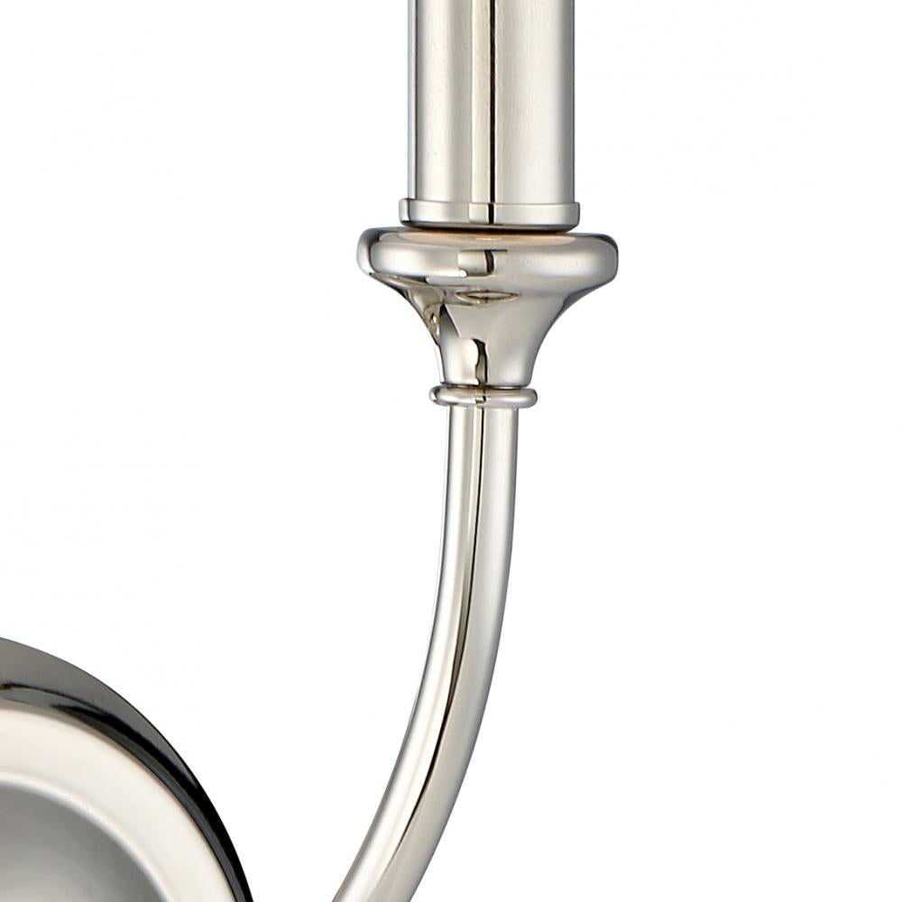 Crystorama SYLVAN 2241-PN Sconce Contemporary - Polished Nickel