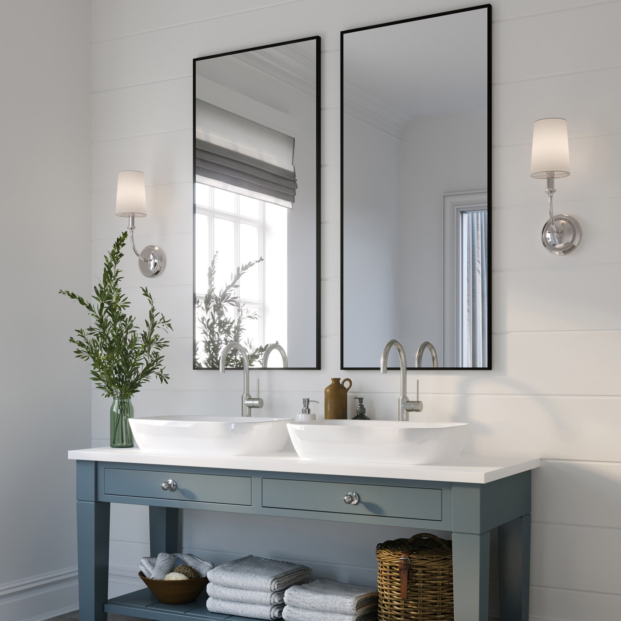 Crystorama Sylvan 2241-PN – 4.75 Inch – 1 Light – Sconce – Polished Nickel – Damp Rated