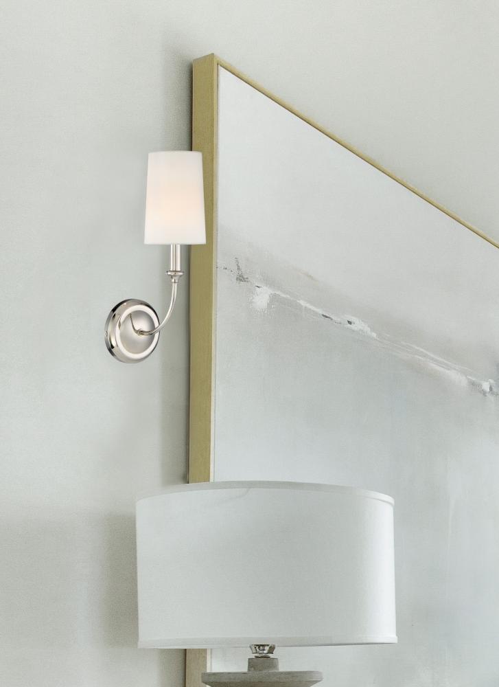 Crystorama SYLVAN 2241-PN Sconce Contemporary - Polished Nickel