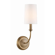 Crystorama Sylvan 2241-VG – 4.75 Inch – 1 Light – Sconce – Vibrant Gold – Damp Rated